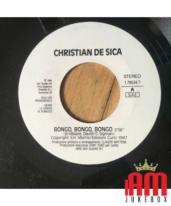 Bongo, Bongo, Bongo [Christian De Sica] – Vinyl 7", 45 RPM, Promo, Stereo [product.brand] 1 - Shop I'm Jukebox 