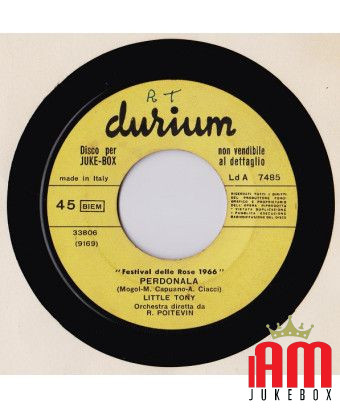 Forgive Her [Little Tony] - Vinyl 7", 45 RPM, Jukebox [product.brand] 1 - Shop I'm Jukebox 