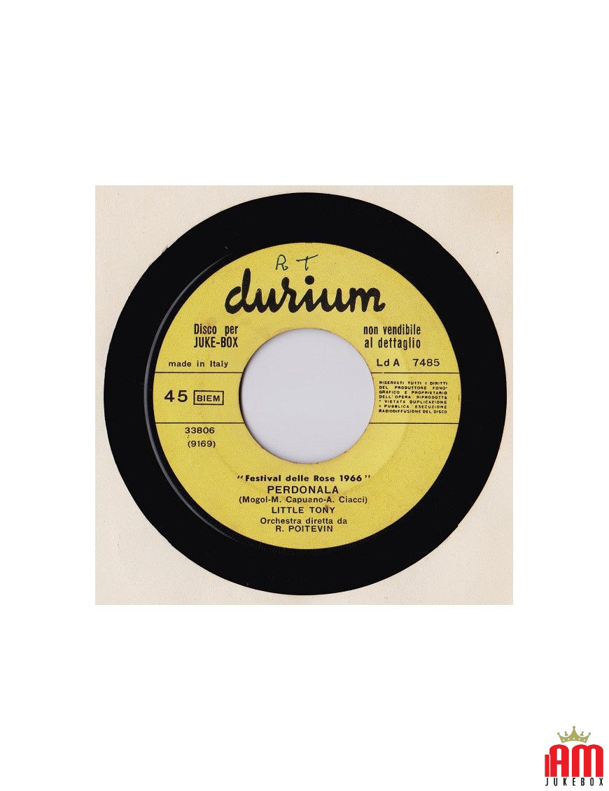 Forgive Her [Little Tony] - Vinyl 7", 45 RPM, Jukebox [product.brand] 1 - Shop I'm Jukebox 