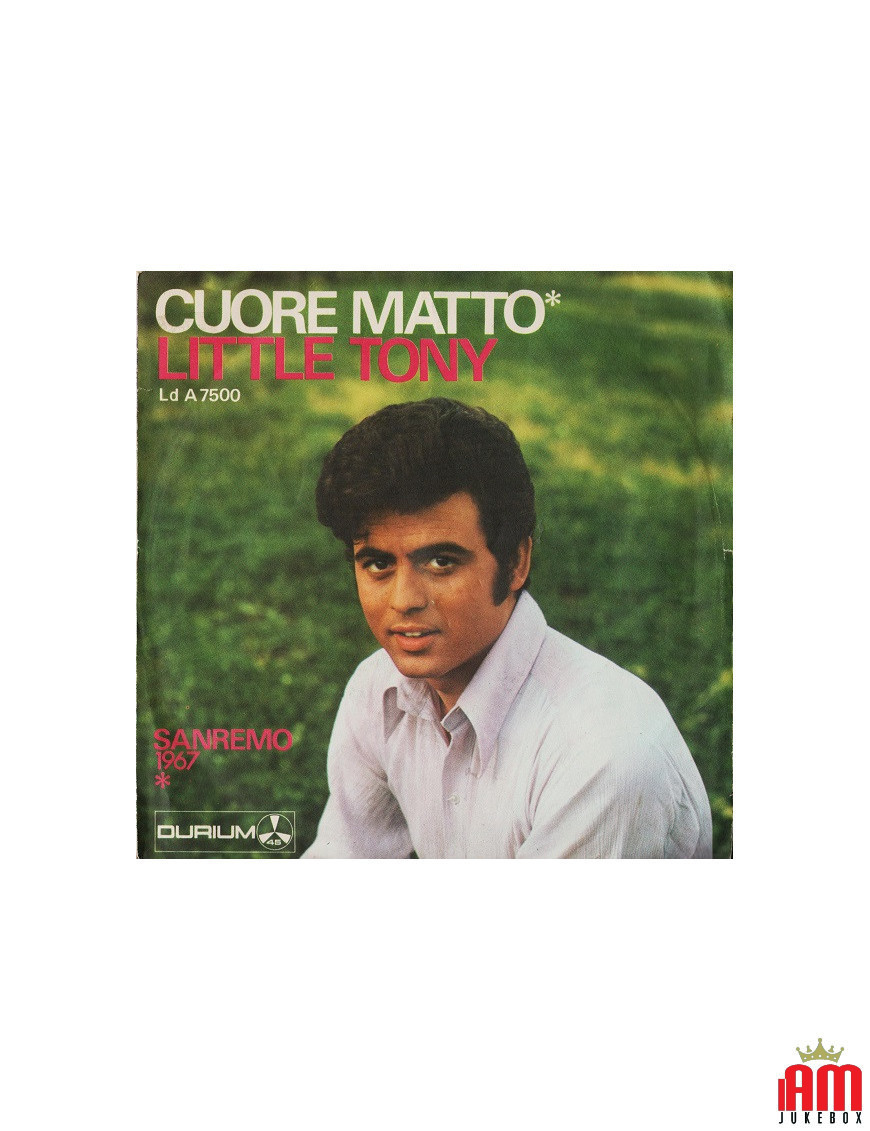 Cuore Matto [Little Tony] - Vinyle 7", 45 tours