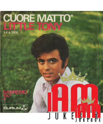 Cuore Matto [Little Tony] - Vinyle 7", 45 tours [product.brand] 1 - Shop I'm Jukebox 