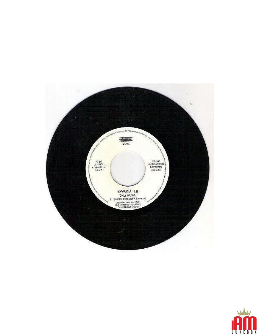 Only Words Baila Me [Ivana Spagna,...] – Vinyl 7", 45 RPM, Jukebox [product.brand] 1 - Shop I'm Jukebox 