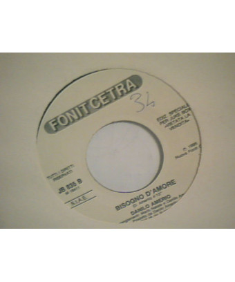 Voglio Una Donna   Bisogno D' Amore [Drupi (2),...] - Vinyl 7", 45 RPM, Jukebox