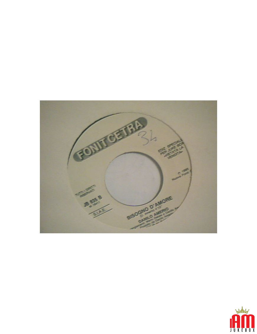 I Want A Woman Needing Love [Drupi (2),...] – Vinyl 7", 45 RPM, Jukebox [product.brand] 1 - Shop I'm Jukebox 