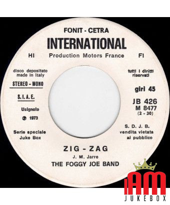 Zig - Zag Vento Caldo [The Foggy Joe Band,...] - Vinyle 7", 45 RPM, Jukebox [product.brand] 1 - Shop I'm Jukebox 