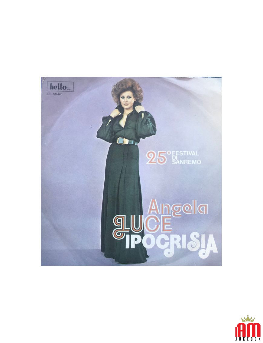 Hypocrisie [Angela Luce] - Vinyle 7", 45 TR/MIN [product.brand] 1 - Shop I'm Jukebox 