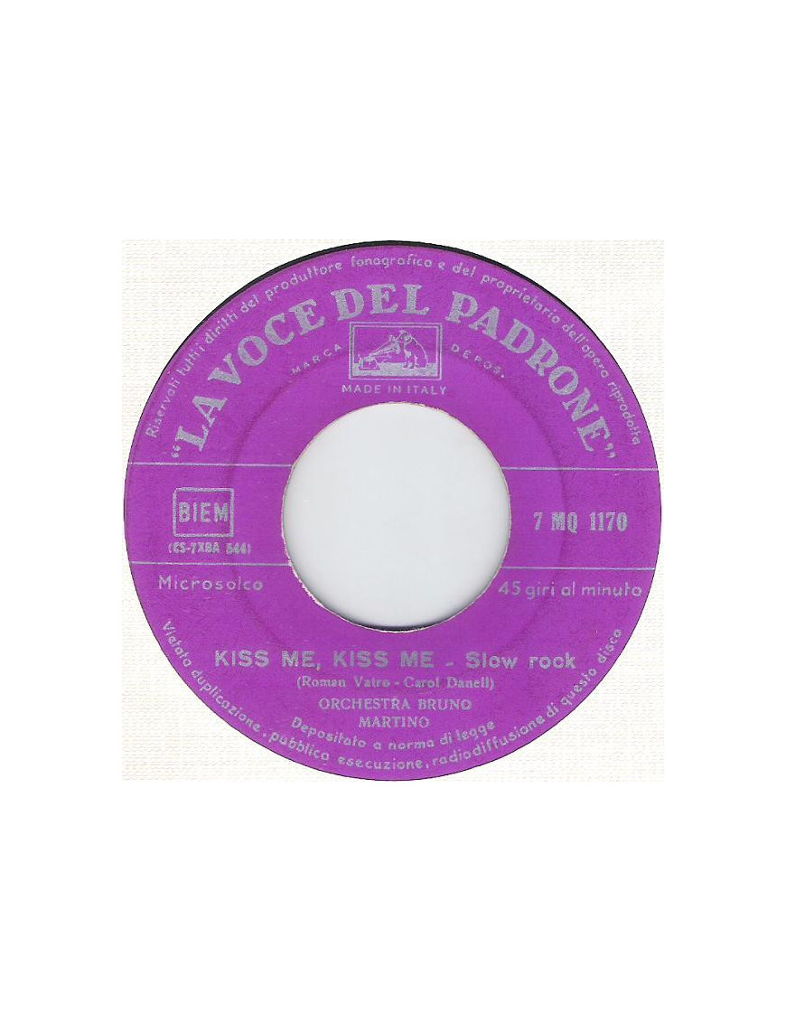 Kiss Me, Kiss Me Nel Duemila [Orchestra Bruno Martino] - Vinyl 7", 45 RPM [product.brand] 1 - Shop I'm Jukebox 
