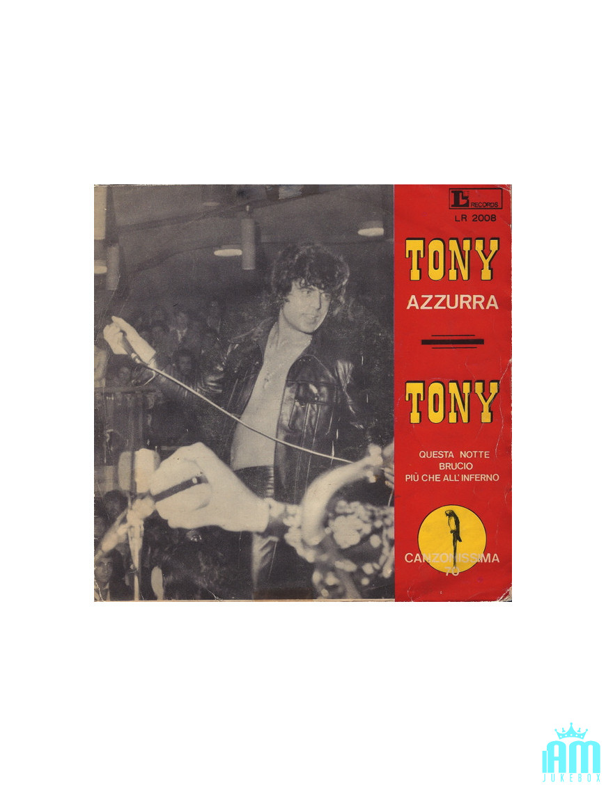 Azzurra [Little Tony] – Vinyl 7", 45 RPM, Stereo [product.brand] 1 - Shop I'm Jukebox 