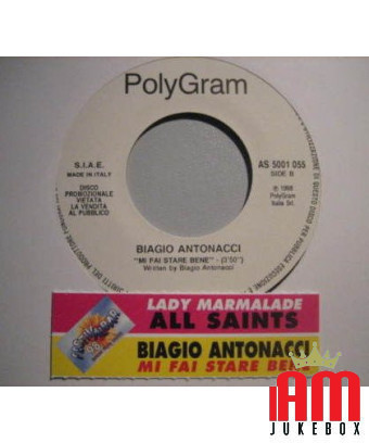 Lady Marmalade Makes Me Feel Good [All Saints,...] – Vinyl 7", 45 RPM, Promo [product.brand] 1 - Shop I'm Jukebox 