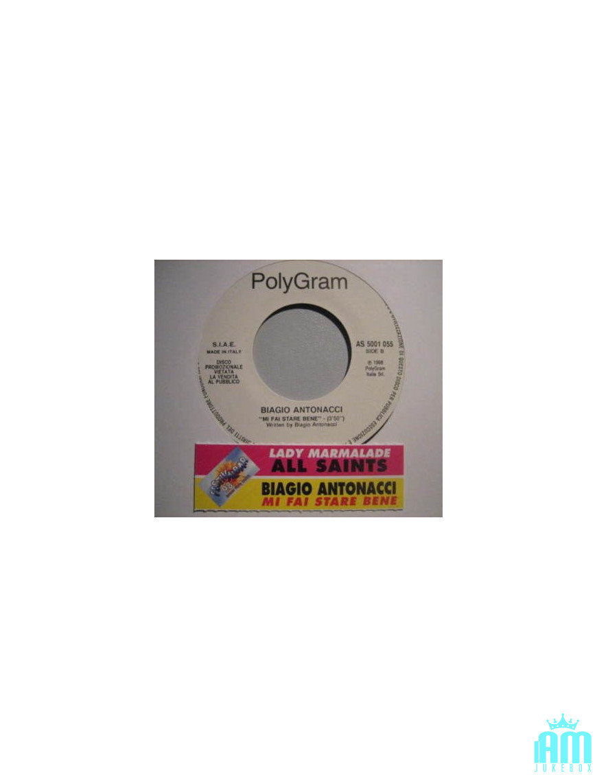 Lady Marmalade Makes Me Feel Good [All Saints,...] - Vinyl 7", 45 RPM, Promo [product.brand] 1 - Shop I'm Jukebox 