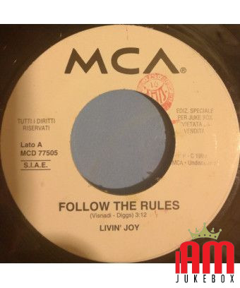 Suivez les règles Hit Me Off [Livin' Joy,...] - Vinyl 7", 45 RPM, Jukebox, Promo [product.brand] 1 - Shop I'm Jukebox 