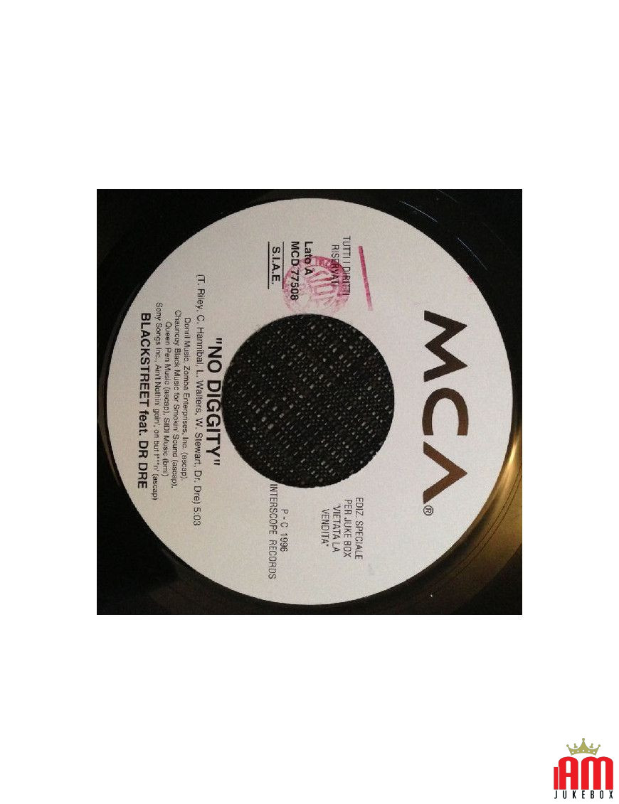 No Diggity Qu'est-ce que l'amour a à voir avec ça [Blackstreet,...] - Vinyl 7", Jukebox [product.brand] 1 - Shop I'm Jukebox 