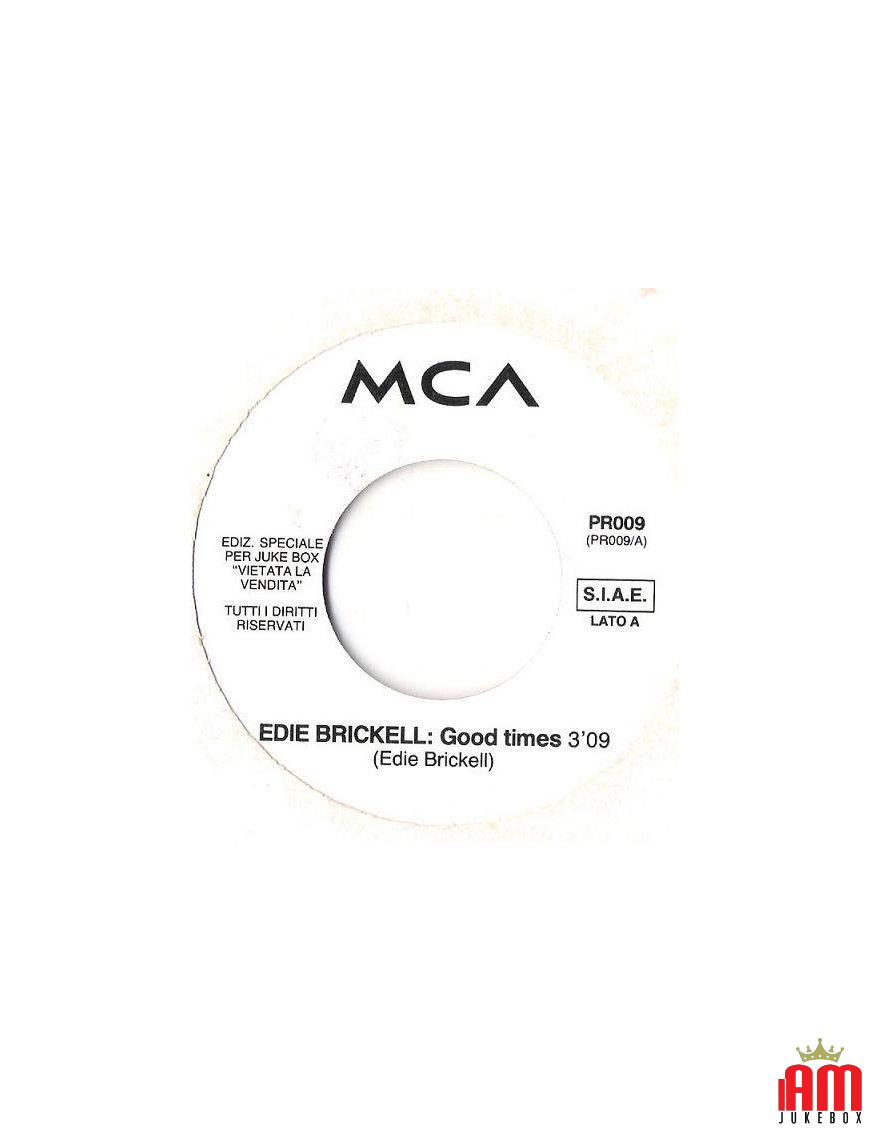 Good Times Dreamer (Radio Mix) [Edie Brickell,...] - Vinyl 7", 45 RPM, Jukebox [product.brand] 1 - Shop I'm Jukebox 