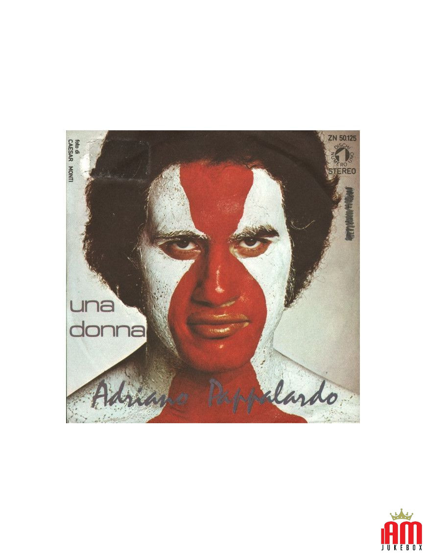 Una Donna [Adriano Pappalardo] - Vinyl 7", 45 RPM, Promo, Stéréo [product.brand] 1 - Shop I'm Jukebox 