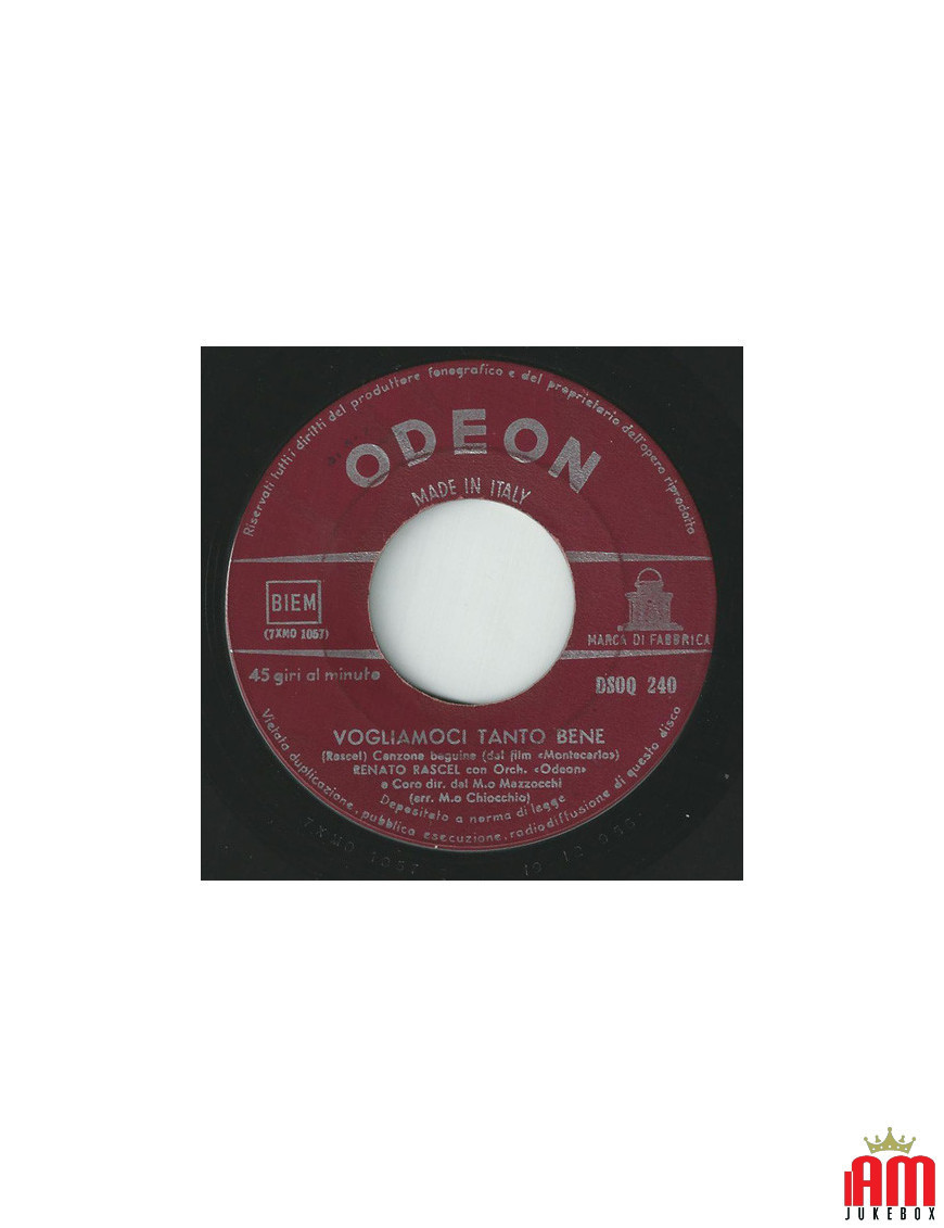 Vogliamoci Tanto Bene 'Na Canzone Pe Ffa Ammore [Renato Rascel] - Vinyl 7", 45 RPM [product.brand] 1 - Shop I'm Jukebox 