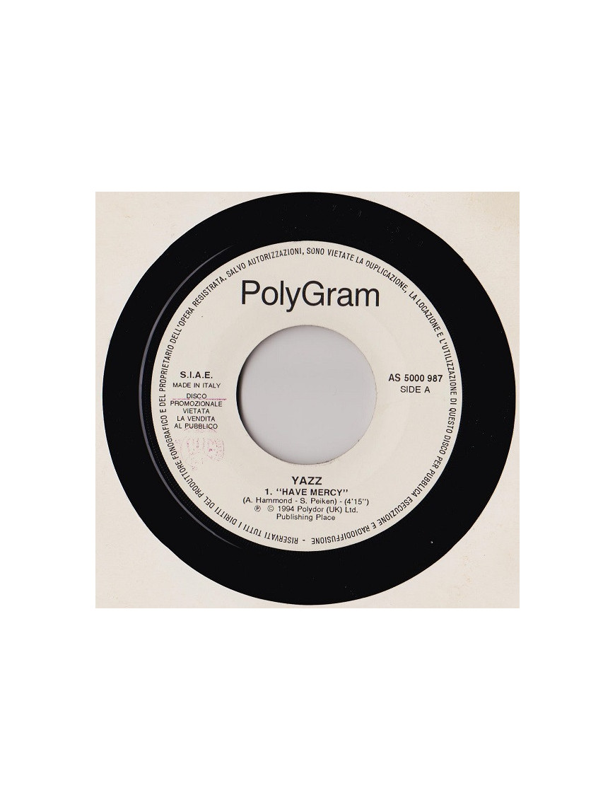 Have Mercy Spoonman [Yazz,...] – Vinyl 7", 45 RPM, Promo [product.brand] 2 - Shop I'm Jukebox 