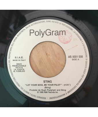 Let Your Soul Be Your Pilot   Amore Di Plastica [Sting,...] - Vinyl 7", 45 RPM, Promo