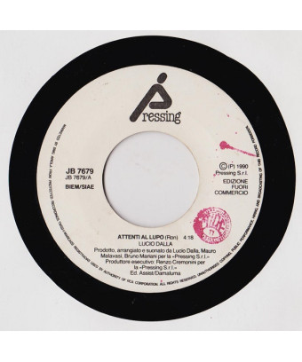Attenti Al Lupo [Lucio Dalla] - Vinyl 7", 45 RPM, Promo [product.brand] 1 - Shop I'm Jukebox 