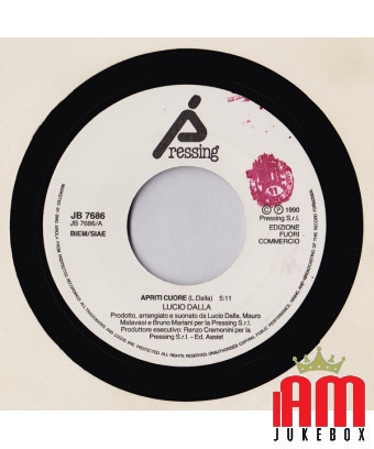 Apriti Cuore Viva [Lucio Dalla,...] - Vinyl 7", 45 RPM, Promo [product.brand] 1 - Shop I'm Jukebox 