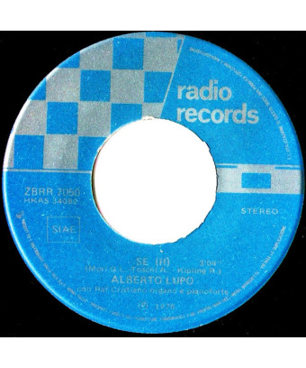 Se [Alberto Lupo] – Vinyl 7", 45 RPM, Stereo [product.brand] 1 - Shop I'm Jukebox 