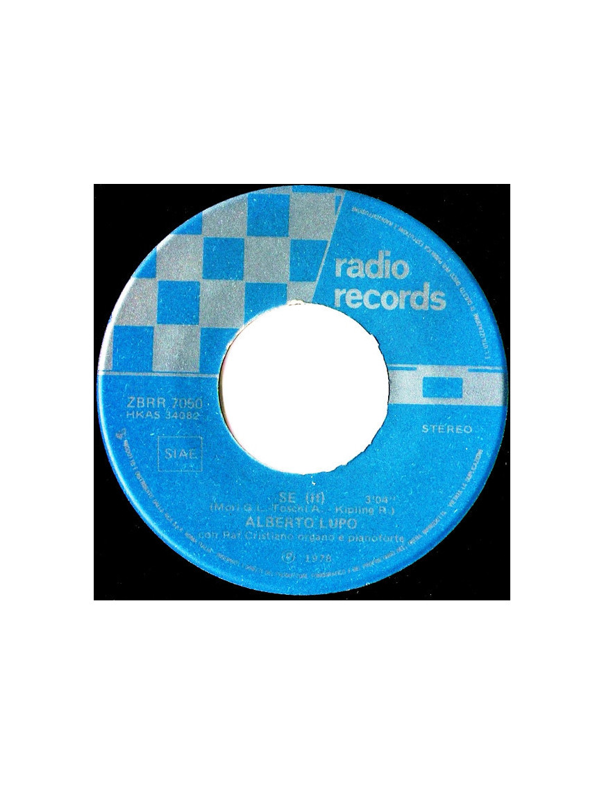 Se [Alberto Lupo] - Vinyl 7", 45 RPM, Stereo [product.brand] 1 - Shop I'm Jukebox 