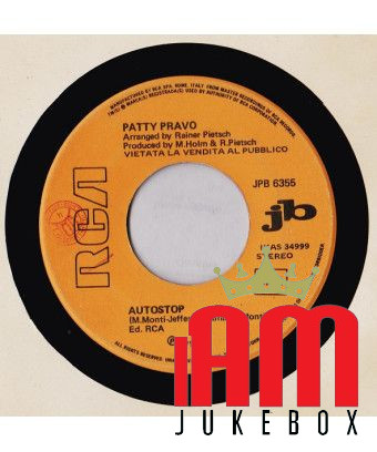 Hitchhiking Ahi Maria [Patty Pravo,...] – Vinyl 7", 45 RPM, Jukebox, Stereo [product.brand] 1 - Shop I'm Jukebox 