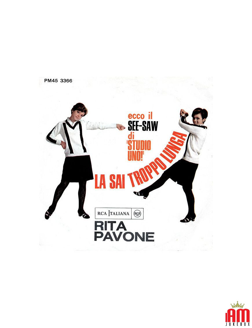 La Sai Troppo Lunga [Rita Pavone] - Vinyl 7", 45 RPM [product.brand] 1 - Shop I'm Jukebox 