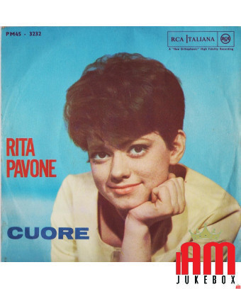 Coeur [Rita Pavone] - Vinyle 7", 45 TR/MIN [product.brand] 1 - Shop I'm Jukebox 