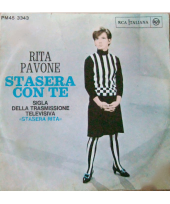 Stasera Con Te [Rita Pavone] - Vinyl 7", 45 RPM, Mono [product.brand] 1 - Shop I'm Jukebox 