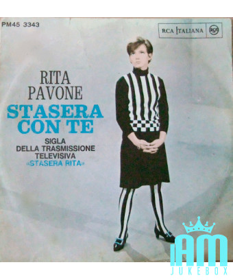 Stasera Con Te [Rita Pavone] - Vinyl 7", 45 RPM, Mono [product.brand] 1 - Shop I'm Jukebox 