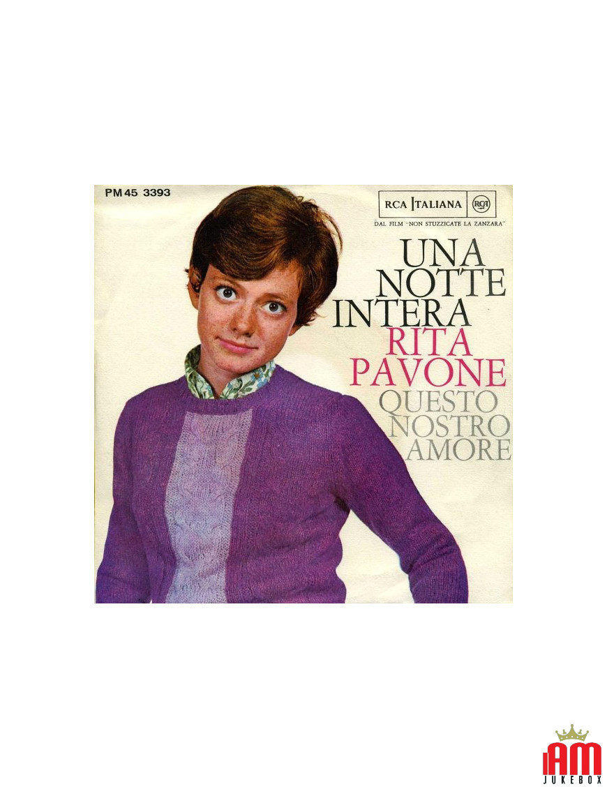 Una Notte Intera Questo Nostro Amore [Rita Pavone] - Vinyl 7", 45 RPM [product.brand] 1 - Shop I'm Jukebox 