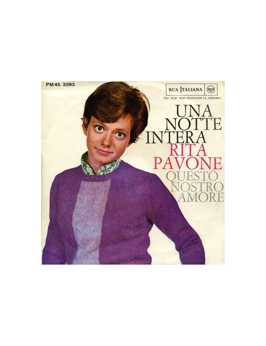 Une nuit entière, cet amour est le nôtre [Rita Pavone] - Vinyl 7", 45 tr/min [product.brand] 1 - Shop I'm Jukebox 