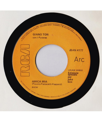 Amica Mia [Giano Ton] – Vinyl 7", 45 RPM, Jukebox, Mono [product.brand] 1 - Shop I'm Jukebox 