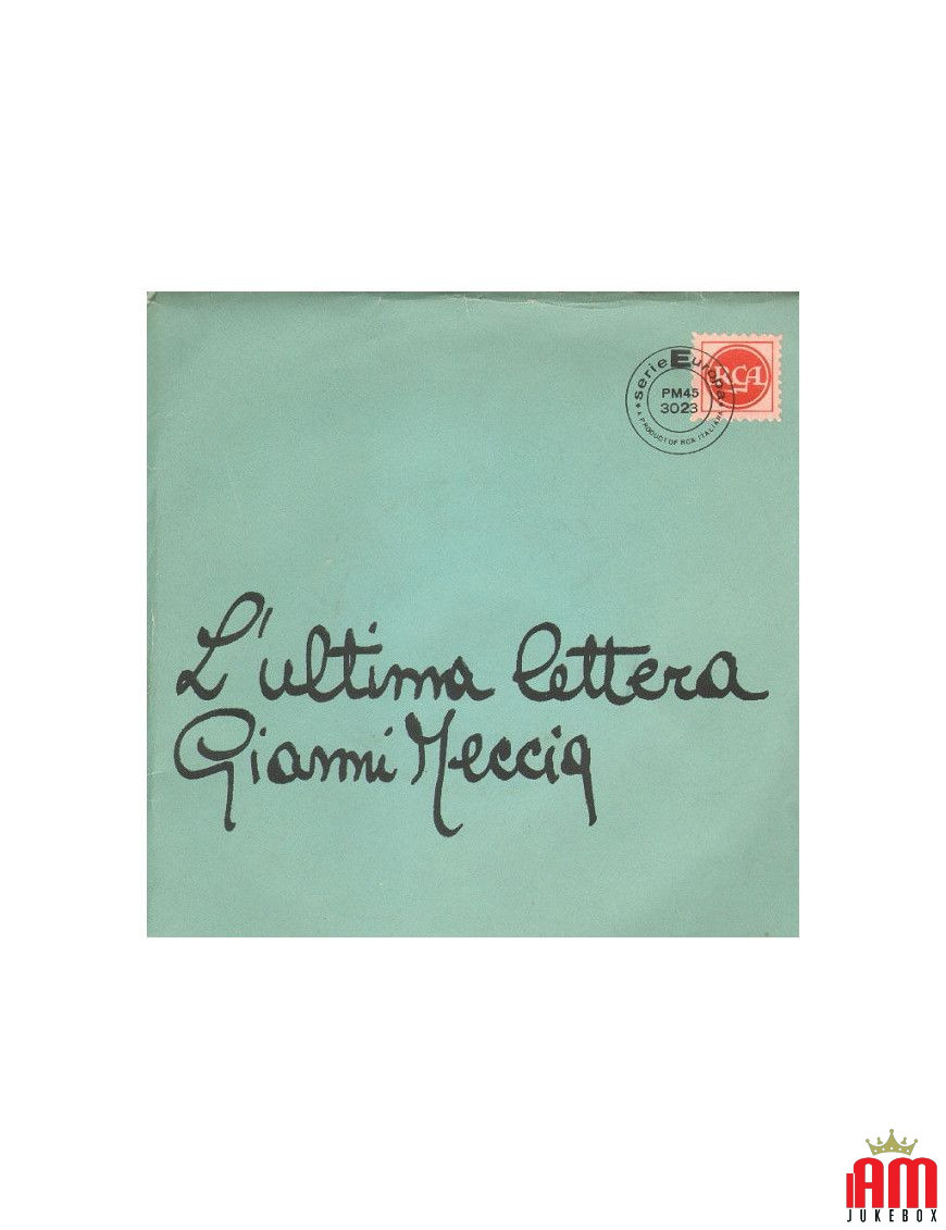 L'Ultima Lettera [Gianni Meccia] - Vinyl 7", 45 RPM, Reissue, Mono [product.brand] 1 - Shop I'm Jukebox 