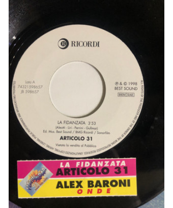 La Fidanzata   Onde [Articolo 31,...] - Vinyl 7", 45 RPM, Jukebox