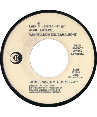Come Passa Il Tempo   Tu Con La Mia Amica [Maurizio Vandelli,...] - Vinyl 7", 45 RPM, Jukebox