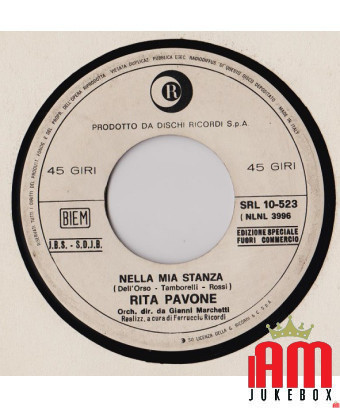 Dans ma chambre [Rita Pavone] - Vinyl 7", 45 RPM, Promo [product.brand] 1 - Shop I'm Jukebox 