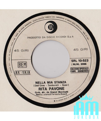 Dans ma chambre [Rita Pavone] - Vinyl 7", 45 RPM, Promo [product.brand] 1 - Shop I'm Jukebox 