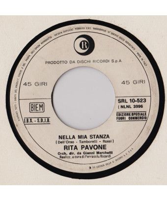 In My Room [Rita Pavone] - Vinyl 7", 45 RPM, Promo [product.brand] 1 - Shop I'm Jukebox 