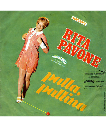 Palla, Pallina [Rita Pavone] - Vinyl 7", 45 RPM, Mono [product.brand] 1 - Shop I'm Jukebox 