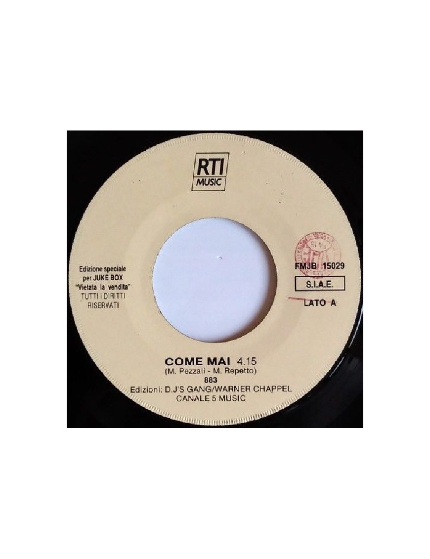 Come Mai You Can (Words) [883,...] - Vinyl 7", 45 RPM, Jukebox [product.brand] 1 - Shop I'm Jukebox 