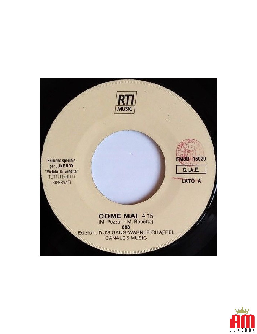 Come Mai You Can (Words) [883,...] – Vinyl 7", 45 RPM, Jukebox [product.brand] 1 - Shop I'm Jukebox 