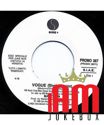 Vogue (Einzelversion) Per Curiosity [Madonna,...] – Vinyl 7", 45 RPM, Jukebox [product.brand] 1 - Shop I'm Jukebox 