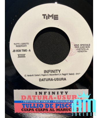 Infinity Ciapa Ciapa Al Marruchein [Datura,...] - Vinyle 7", 45 RPM, Jukebox [product.brand] 1 - Shop I'm Jukebox 
