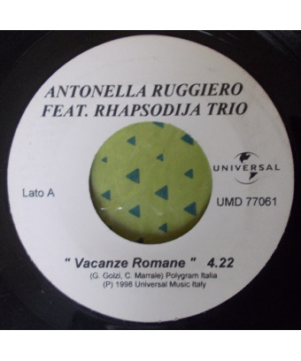 Vacanze Romane   Kiss The Rain [Antonella Ruggiero,...] - Vinyl 7", 45 RPM, Promo