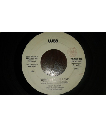 Bring Me Your Love   Good Times [Nick Kamen,...] - Vinyl 7", 45 RPM, Jukebox