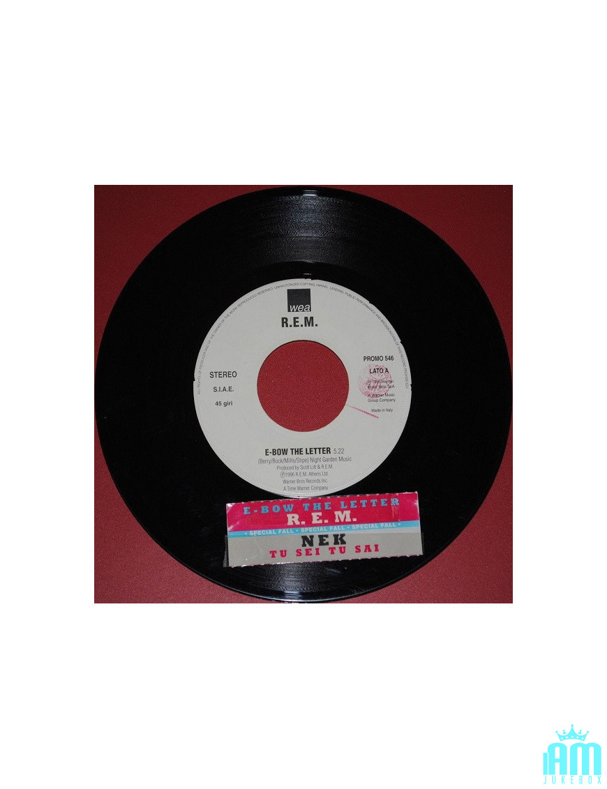 E-Bow La Lettre Tu Sei, Tu Sai [REM,...] - Vinyl 7", 45 RPM, Promo [product.brand] 1 - Shop I'm Jukebox 