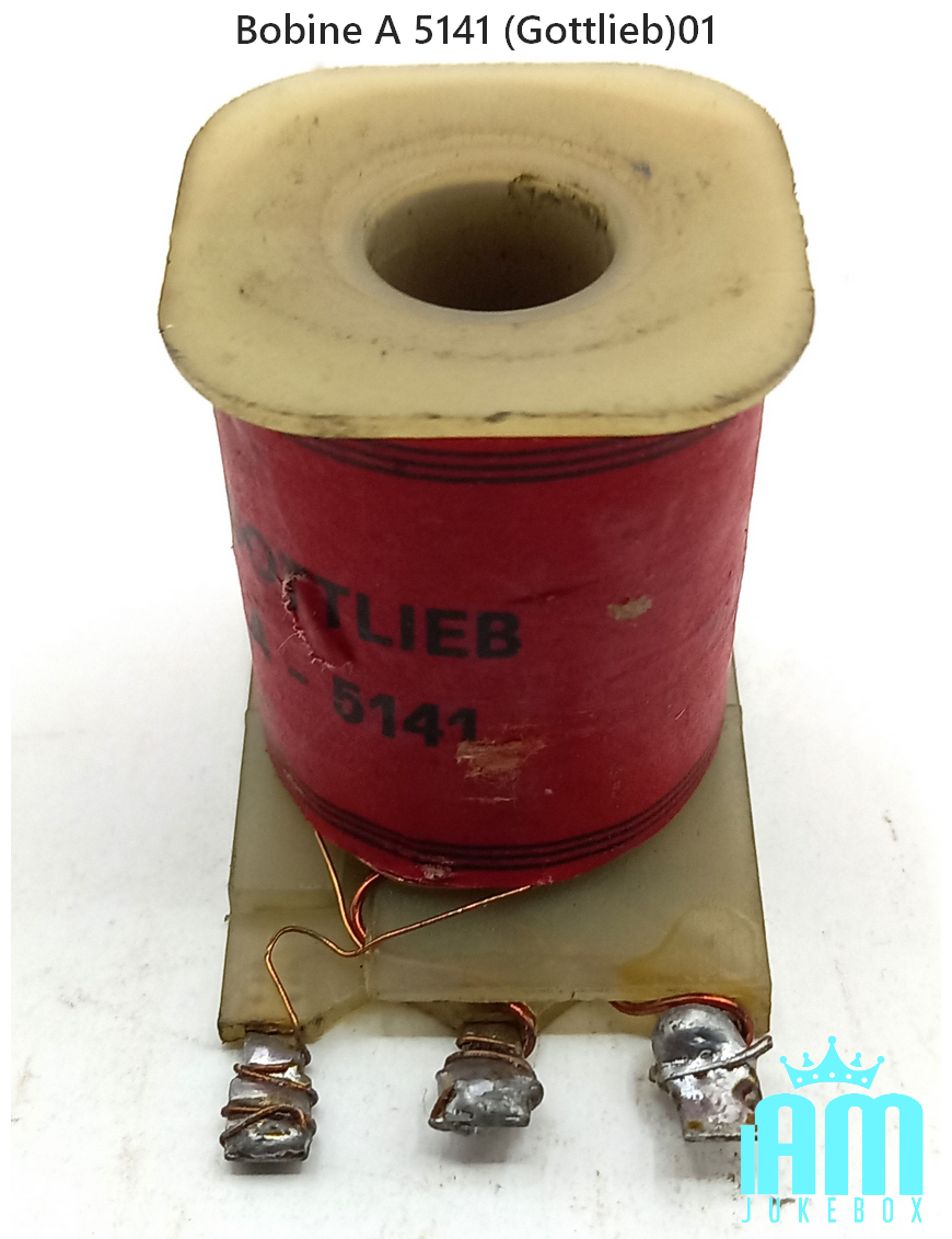 A-5141 Pinball Coils Solinoids Gottlieb Condition: seen and liked [product.supplier] 1 Gottlieb A-5141 Pinball Coils Bobine A 51