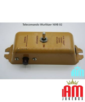 Wurlitzer 169B Remote Control - Without backing plate Wurlitzer spare parts Wurlitzer Condition: NOS [product.supplier] 1 COM Wu