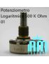 Logarithmisches Potentiometer 500 K Ohm Ersatzteile Ami Rowe Wurlitzer Zustand: NOS [product.supplier] 1 Logarithmisches Potenti